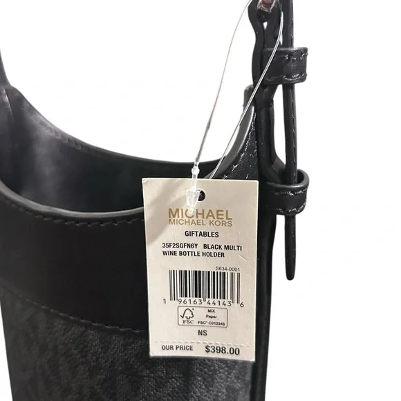 Michael Kors Black and white wine bottle Bag - Picture 4 of 5